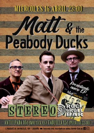 MATT PEABODY DUCK stereo rock bar logroño música bar directo