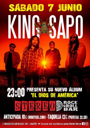KING SAPO CONCIERTO STEREO ROCK BAR LOGROÑO MÚSICA LIVE