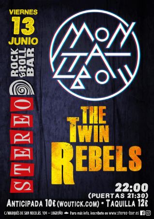 MONTALBO TWIN REBEL concierto logroño stereo rock bar música