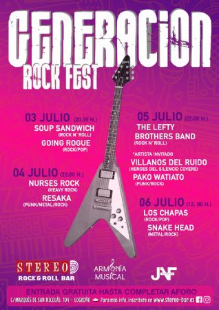 Concierto Armonía Stereo Rock Bar Logroño música live