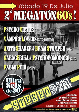 2º Megatón 60 Stereo Rock Bar Logroño Djs música directo