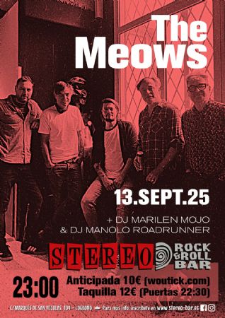 THE MEOWS STEREO ROCK BAR CONCIERTO LOGROÑO MÚSICA DIRECTO