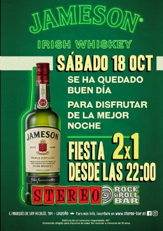 FIESTA JAMESON STEREO ROCK BAR CONCIERTO LOGROÑO MÚSICA