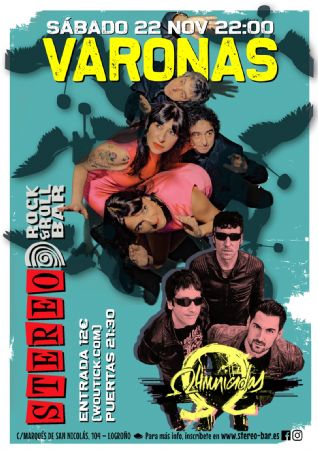 VARONAS OHMNICIDAS STEREO ROCK BAR LOGROÑO CONCIERTO MÚSICA
