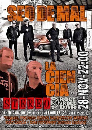 SED MAL LA CIENCIA STEREO ROCK BAR LOGROÑO CONCIERTO MÚSICA