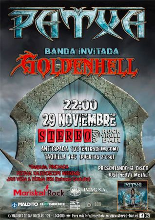 PATXA GOLDENHELL STEREO ROCK BAR CONCIERTO MÚSICA LOGROÑO