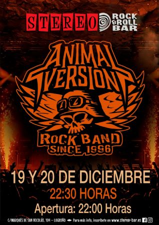 animalversion stereo rock bar logroño concierto música vivo