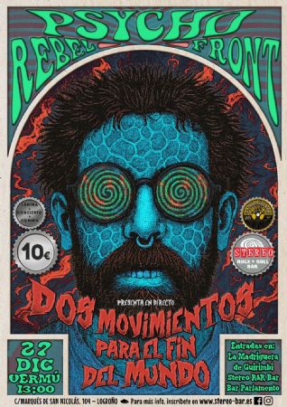 psycho rebel front stereo rock bar concierto logro&ntilde;o m&uacute;sica 