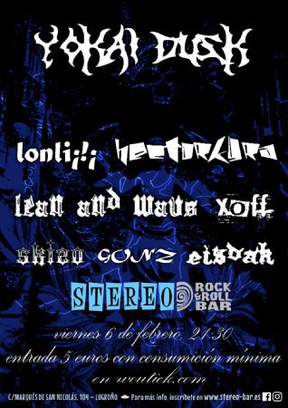 YOKAI DUSK STEREO ROCK BAR LOGRO&Ntilde;O CONCIERTOS M&Uacute;SICA DIRECTO