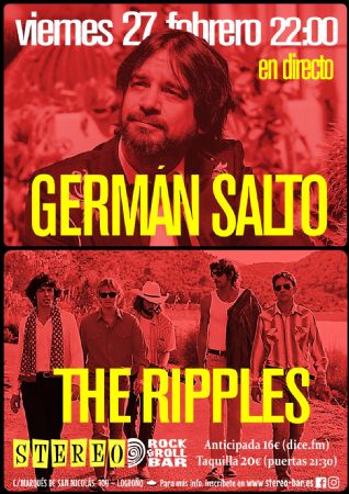 GERM&Aacute;N SALT STEREO ROCK BAR LOGRO&Ntilde;O CONCIERTO M&Uacute;SICA DIRECTO
