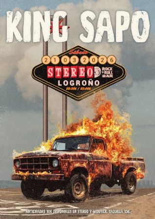 KING SAPO STEREO ROCK BAR CONCIERTO LOGRO&Ntilde;O M&Uacute;SICA DIRECTO