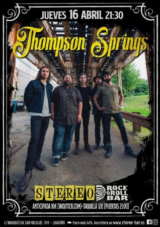 THOMPSON SPRI STEREO ROCK BAR LOGRO&Ntilde;O CONCIERTO M&Ntilde;USICA VIVO