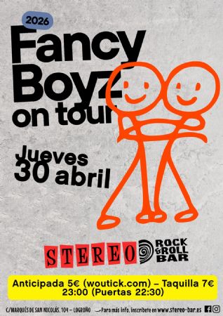 FANCY BOYZ  STEREO ROCK BAR LOGRO&Ntilde;O CONCIERTO M&Uacute;SICA VIVO