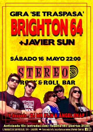 brighton 64 STEREO ROCK BAR LOGRO&Ntilde;O CONCIERTO M&Ntilde;USICA VIVO