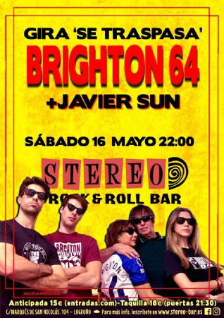 BRIGHTON 64 STEREO ROCK BAR LOGRO&Ntilde;O CONCIERTO M&Uacute;SICA VIVO