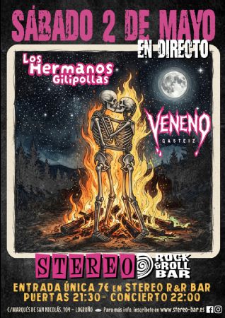 GILIPOLLAS STEREO ROCK BAR CONCIERTO LOGRO&Ntilde;O M&Uacute;SICA DIRECTO