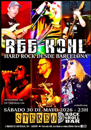 REE KOHL STEREO ROCK BAR LOGRO&Ntilde;O CONCIERTO M&Uacute;SICA DIRECTO