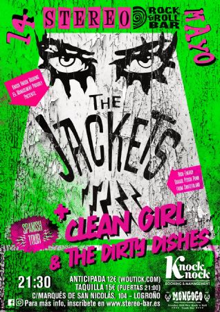 JACKETS CLEAN GIRL STEREO ROCK BAR CONCIERTO LOGRO&Ntilde;O M&Uacute;SICA 