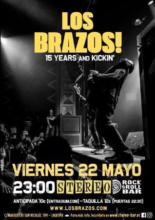 BRAZOS STEREO BAR ROCK LOGRO&Ntilde;O CONCIERTO M&Uacute;SICA DIRECTO