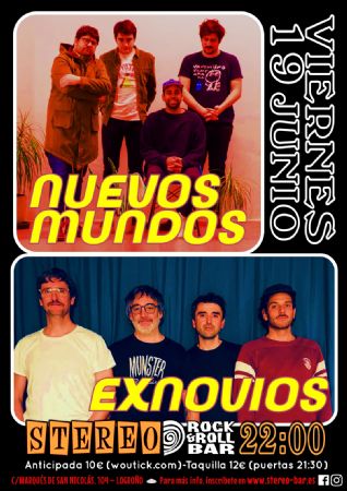 MUNDOS EXNOV STEREO ROCK BAR LOGRO&Ntilde;O CONCIERTO M&Ntilde;USICA VIVO