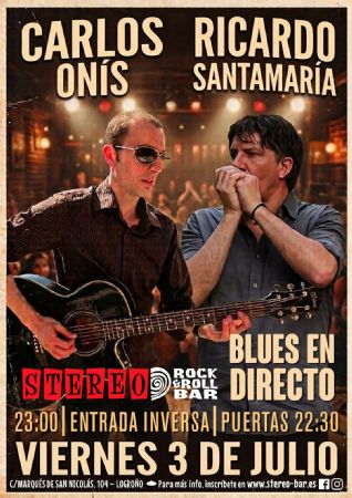 ON&Iacute;S SANTAMAR&Iacute;A STEREO ROCK BAR LOGRO&Ntilde;O CONCIERTO M&Uacute;SICA 