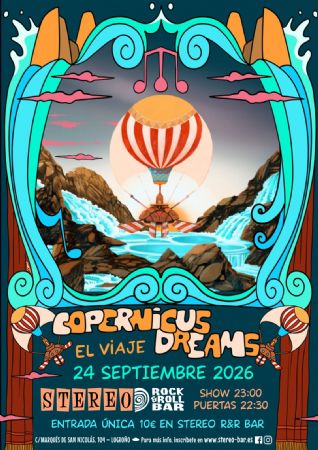 COPERNICUS STEREO ROCK BAR LOGRO&Ntilde;O CONCIERTO M&Uacute;SICA DIRECTO