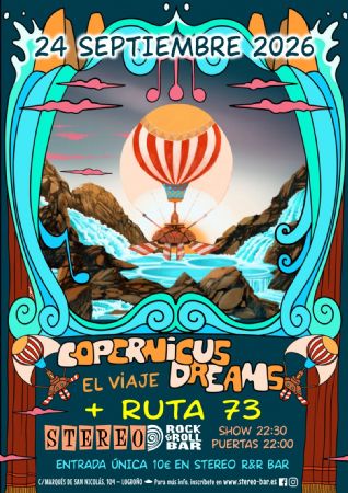 COPERNICUS STEREO ROCK BAR LOGRO&Ntilde;O CONCIERTO M&Uacute;SICA DIRECTO