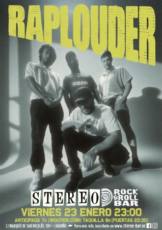 RAPLOUDER STEREO ROCK BAR CONCIERTO LOGRO&Ntilde;O M&Uacute;SICA DIRECTO