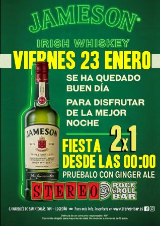 FIESTA JAMESON STEREO ROCK BAR LOGRO&Ntilde;O CONCIERTO M&Uacute;SICA VIVO