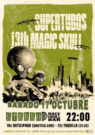 SUPERTUBOS STEREO ROCK BAR CONCIERTO LOGRO&Ntilde;O M&Uacute;SICA DIRECTO