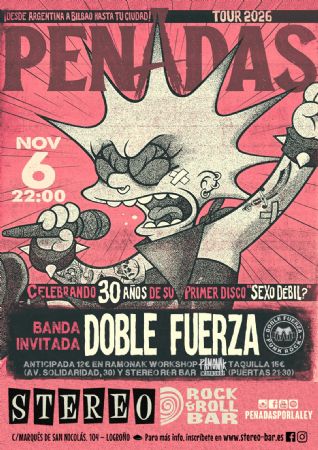 PENADAS STEREO ROCK BAR CONCIERTO LOGRO&Ntilde;O M&Uacute;SICA DIRECTO