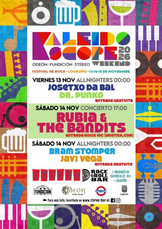 KALEIDOSCOPE STEREO ROCK BAR LOGRO&Ntilde;O M&Uacute;SICA VIVO CONCIERTO