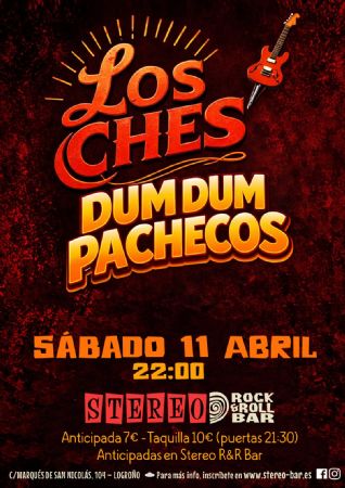 CHES DUM DUM STEREO ROCK BAR LOGRO&Ntilde;O CONCIERTO M&Uacute;SICA VIVO