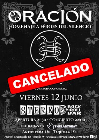 ORACI&Oacute;N H&Eacute;ROE STEREO ROCK BAR LOGRO&Ntilde;O CONCIERTO M&Ntilde;USICA VIVO