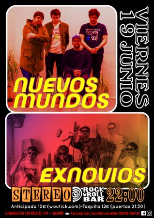 MUNDOS EXNOV STEREO ROCK BAR LOGRO&Ntilde;O CONCIERTO M&Ntilde;USICA VIVO