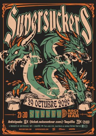 SUPERSUCKERS STEREO ROCK BAR LOGRO&Ntilde;O CONCIERTO M&Uacute;SICA VIVO