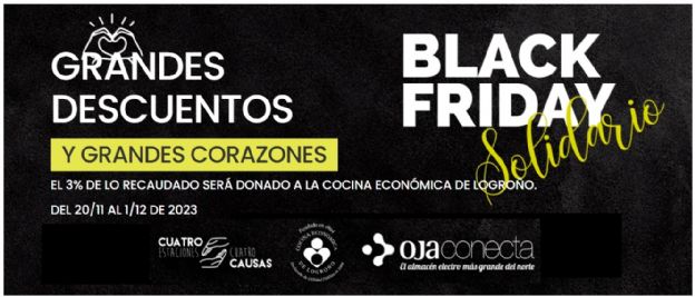 Ojaconecta campaña black friday logroño electrodomésticos