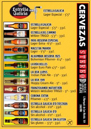 CERVEZAS STEREO BAR LOGROÑO